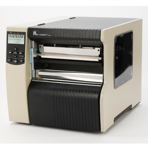 Zebra 220Xi4 - Stampante per etichette - trasferimento termico - Rotolo (21,6 cm) - 203 dpi - capacità 1 rotolo - parallela, USB, LAN, seriale