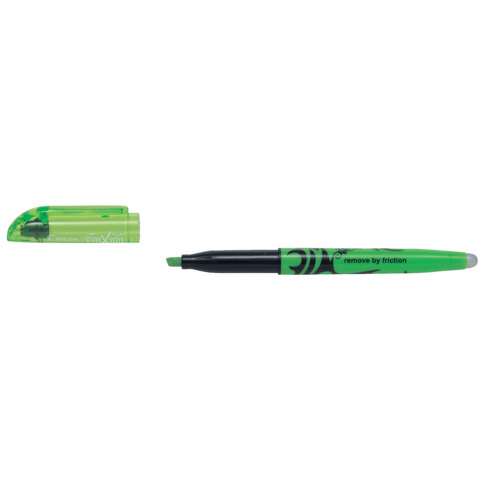 Pilot FriXion Light - Evidenziatore - non permanente - verde - inchiostro sensibile al calore - 3.3-4 mm - medio - con gomma (pacchetto di 12)