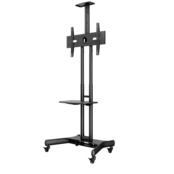Multibrackets M Public Floorstand Basic - Supporto - per display LCD - acciaio - nero - dimensione schermo: 32"-60" - supporto a pavimento