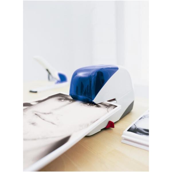 Rapid Supreme 5050e - Graffatrice elettrica - 50 fogli / 5 mm - plastica, metallo - argento, arancione