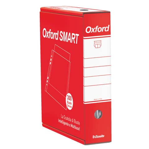 Esselte Oxford SMART - Busta trasparente - per 220 x 300 mm - trasparente (pacchetto di 300)