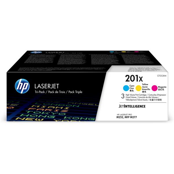 HP 201X - Confezione da 3 - Alta …