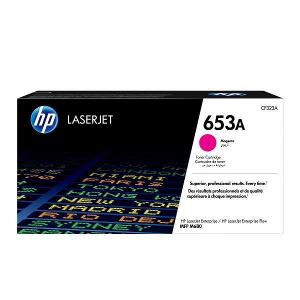 HP 653A - Magenta - originale - LaserJet - cartuccia toner (CF323A) - per Color LaserJet Enterprise MFP M680dn, MFP M680f; LaserJet Enterprise Flow MFP M680z