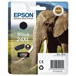 Epson 24XL - 10 ml - XL - nero - originale - blister con allarme a radiofrequenza - cartuccia d'inchiostro - per Expression Photo XP-55, 750, 760, 850, 860, 950, 960, 970; Expression Premium XP-750, 850