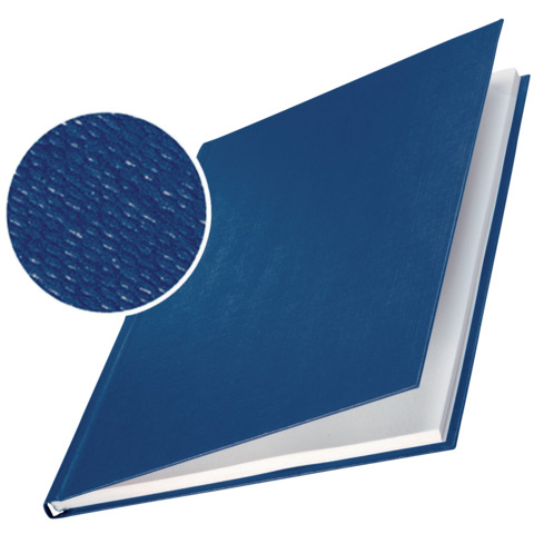 Leitz ImpressBIND - A4 (210 x 297 mm) - 35 fogli - tessuto blu opaco - copertura rigida