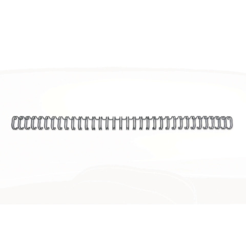 GBC WireBind - 12.5 mm - 34 anelli - A4 (210 x 297 mm) - 115 fogli - nero - 100 pezzi spirale di rilegatura - per WireBind W20, W25E; Rexel WB606
