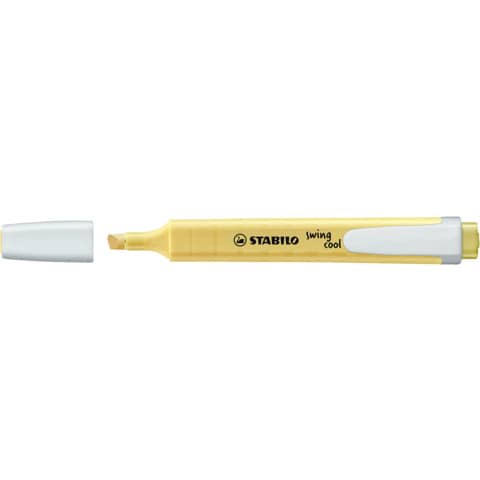 STABILO swing cool Pastel Edition - Evidenziatore - giallo lattiginoso - inchiostro base acqua - 1-4 mm