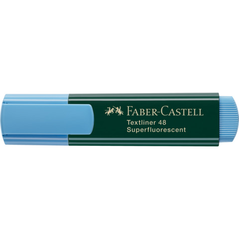 Faber-Castell TEXTLINER 48 REFILL - Evidenziatore - blu fosforescente - inchiostro base acqua - 1-2-5 mm