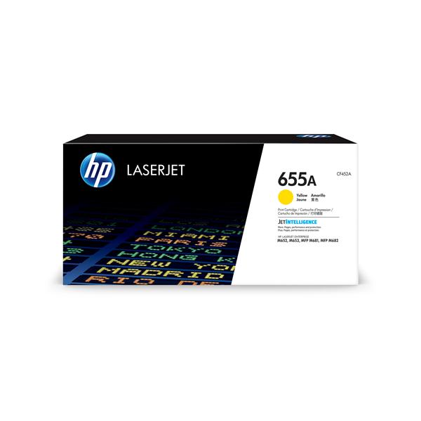 HP 655A - Giallo - originale - LaserJet - cartuccia toner (CF452A) - per Color LaserJet Enterprise M652, M653; LaserJet Enterprise Flow MFP M681, MFP M682