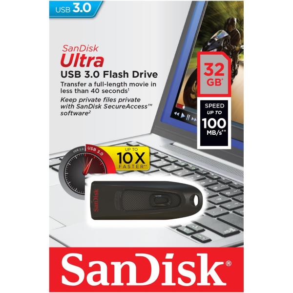 SanDisk Ultra - Chiavetta USB - 32 GB - USB 3.0