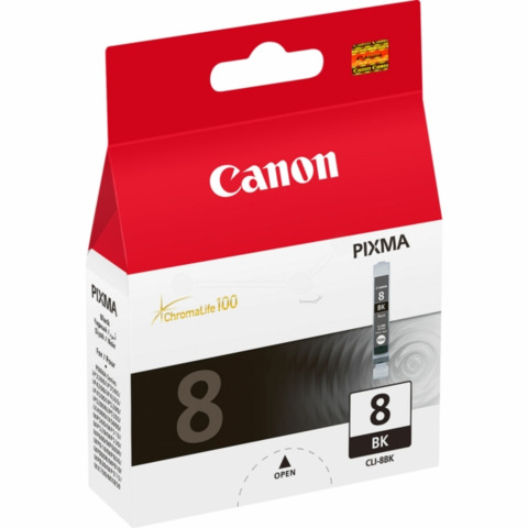 Canon CLI-8BK - 13 ml - nero - originale - serbatoio inchiostro - per PIXMA iP4300, iP4500, iP5300, MP520, MP600, MP610, MP810, MP960, MP970, MX850, Pro9000