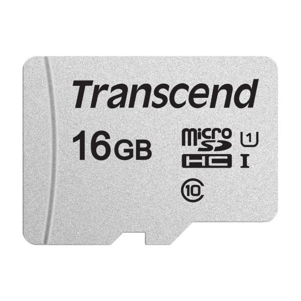 Transcend 300S - Scheda di memoria flash - 16 GB - UHS-I U1 / Class10 - microSDHC