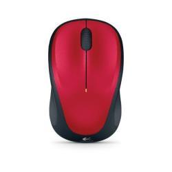 Logitech M235 - Mouse - ottica - senza fili - 2.4 GHz - ricevitore wireless USB - rosso
