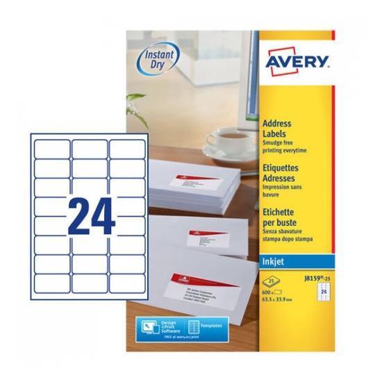 Avery - 33.9 x 64 mm 600 pezzi …