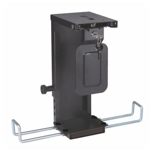 Neomounts CPU-D075 - Kit montaggio (supporto CPU) - fisso - bloccabile - nero - sotto il tavolo