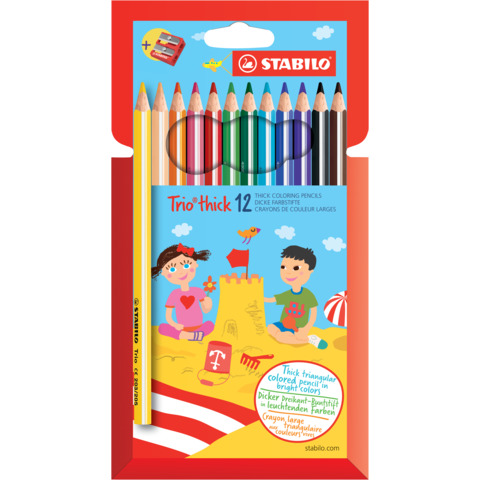STABILO Trio thick - Pastello colorato - colori …