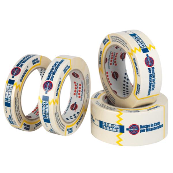 Eurocel MSK 6143 - Nastro di precisione - 38 mm x 50 m - carta saturata - bianco