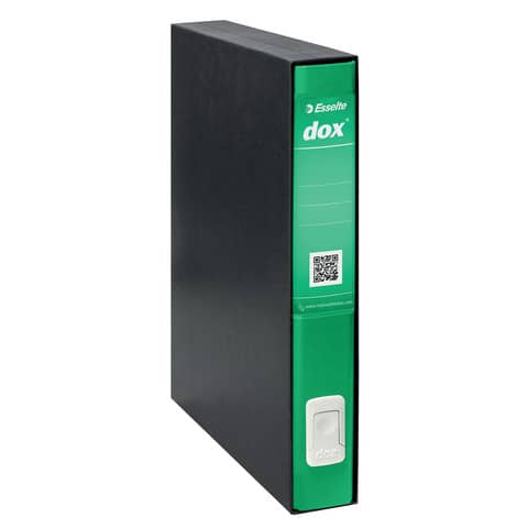 Rexel Dox Box 5 - Cartellina con meccanismo a leva - larghezza dorsale 50 mm - per A4, A4 Plus - verde