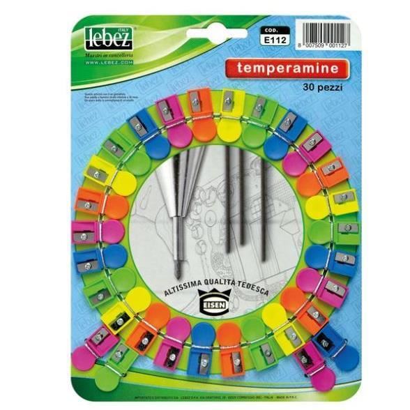 Lebez - Temperino - assortiti (pacchetto di 30)