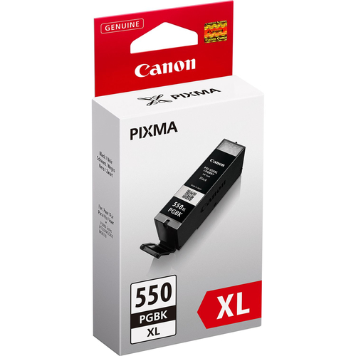 Canon PGI-550PGBK XL - 22 ml - Alta resa - nero - originale - serbatoio inchiostro - per PIXMA iP8750, iX6850, MG5550, MG5650, MG5655, MG6450, MG6650, MG7150, MG7550, MX725, MX925