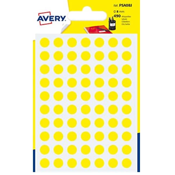 Avery - Etichetta con codice di colore autoadesiva …