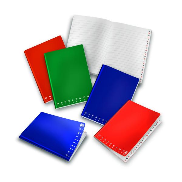 Pigna Monocromo "The Original" - Quaderno - A5 - 40 fogli - a righe - disponibile in colori assortiti