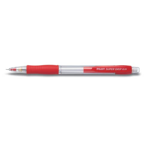 Pilot Super Grip H-185-SL - Portamina - HB - 0.5 mm - fine - retrattile - con gomma