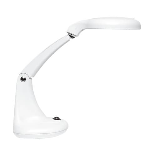 Unilux Mini Zoom - Lampada da tavolo per ingrandimento - LED - ingrandimento: 1.75x - diottria: 3 - 5 W - bianco