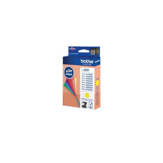 Brother LC223Y - Giallo - originale - cartuccia d'inchiostro - per Brother DCP-J4120, J562, MFC-J4625, J480, J5320, J680, J880; Business Smart MFC-J4420
