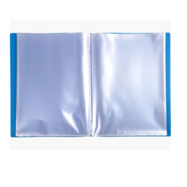 Exacompta - Porta listini - 80 compartimenti - per A4 - blu opaco (pacchetto di 8)