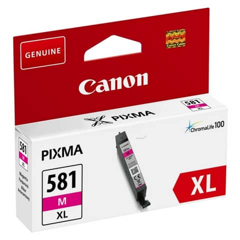 Canon CLI-581M XL - 8.3 ml - misura XL - magenta - originale - serbatoio inchiostro - per PIXMA TS6251, TS6350, TS6351, TS705, TS8252, TS8350, TS8351, TS8352, TS9550, TS9551
