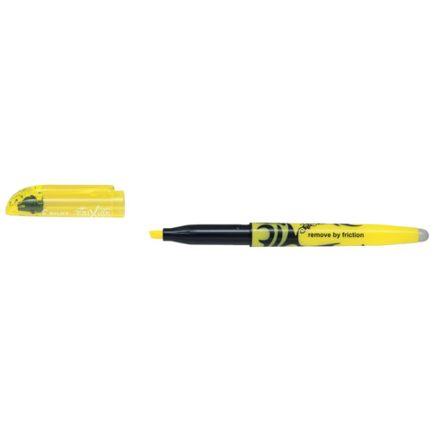 Pilot FriXion Light - Evidenziatore - non permanente - giallo - inchiostro sensibile al calore - 3.8 mm - con gomma