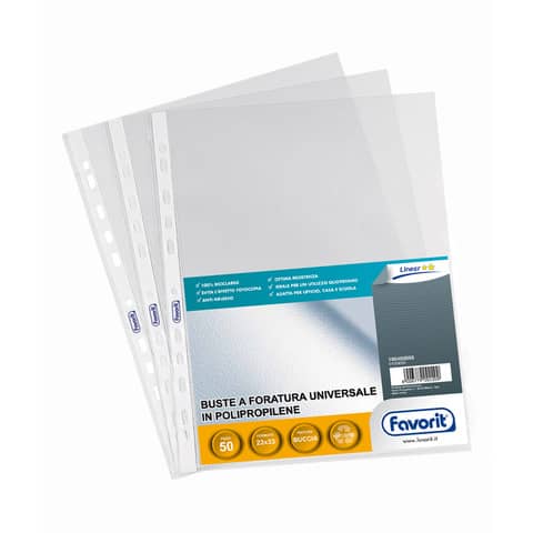 Favorit LINEAR - Busta trasparente - per 230 …