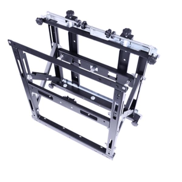 PMQ Push&Pull Light - Kit montaggio (montaggio a muro) - per display LCD - acciaio - nero - dimensione schermo: 40"-60"