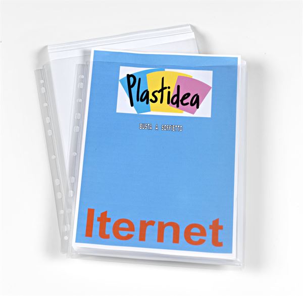 Plastidea - Busta trasparente - per A4 - trasparente (pacchetto di 10)