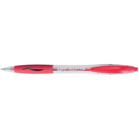 Penna a sfera a scatto Atlantis Classic - punta 1,0mm - rosso - Bic - conf. 12 pezzi
