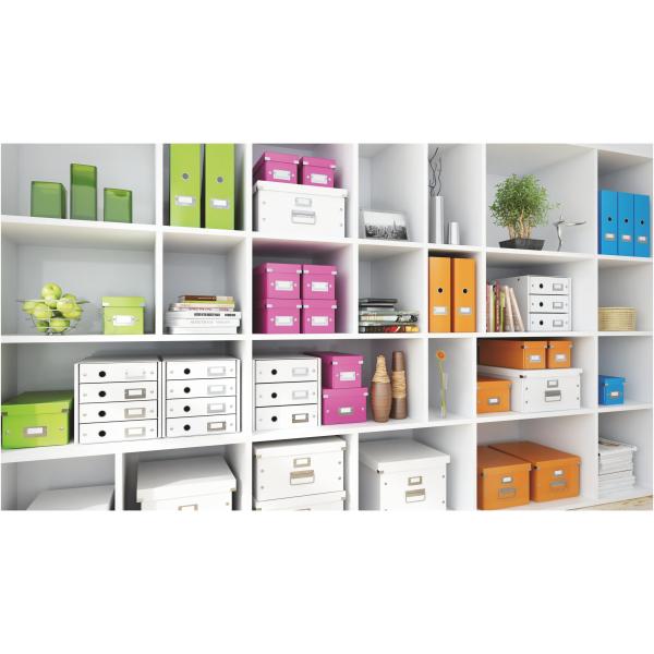 Leitz Click & Store WOW - Scatola per archiviazione - rosa metallizzato