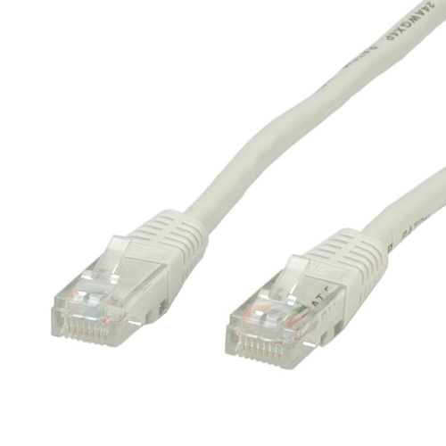 ITB Solution - Cavo di rete - RJ-45 (M) a RJ-45 (M) - 1 m - UTP - CAT 5e - grigio