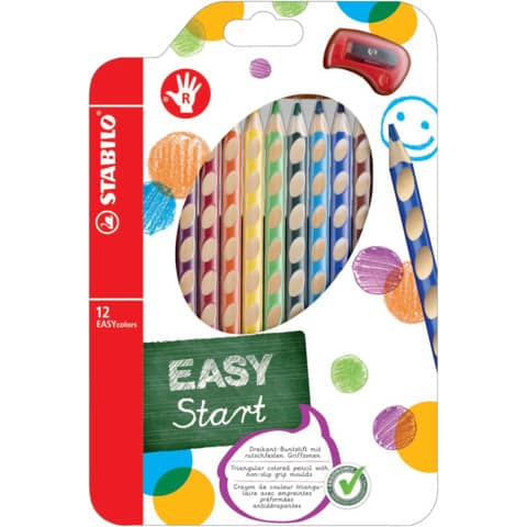 STABILO EASYcolors - Pastello colorato - colori assortiti …