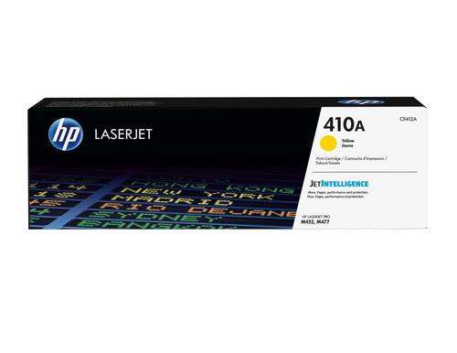 HP 410A - Giallo - originale - LaserJet - cartuccia toner (CF412A) - per Color LaserJet Pro M452, MFP M377, MFP M477