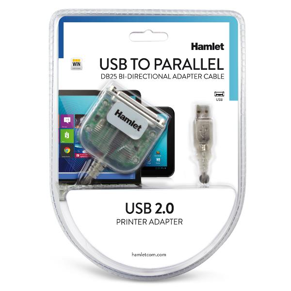 Hamlet XUPP25 - Scheda parallela - USB 2.0 - IEEE 1284