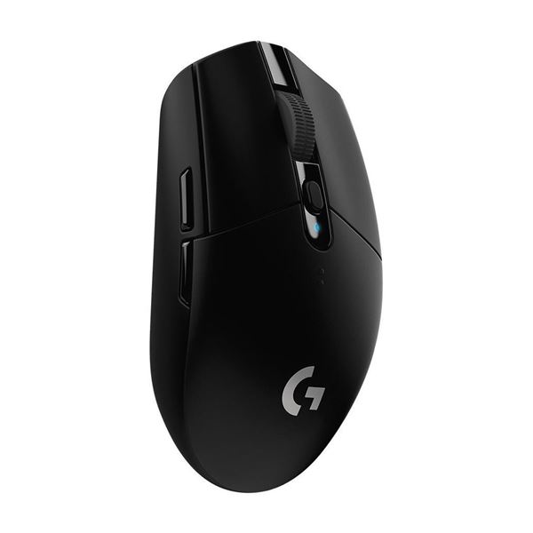 Logitech G G305 - Mouse - ottica - 6 pulsanti - senza fili - 2.4 GHz - ricevitore wireless USB - nero