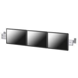 Neomounts FPMA-WTB100 - Kit montaggio (barra degli strumenti) - fisso - per 3 schermi LCD - argento - dimensione schermo: 10"-24" - installabile a parete