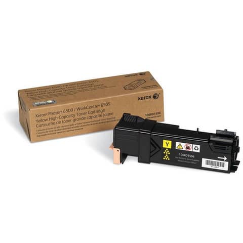Xerox Phaser 6500 - Alta capienza - giallo - originale - cartuccia toner - per Phaser 6500; WorkCentre 6505