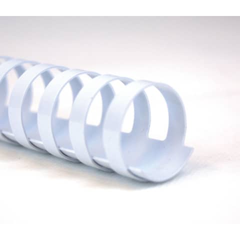 GBC CombBind - 14 mm - 21 anelli - A4 (210 x 297 mm) - 125 fogli - bianco - 100 pezzi pettine per la rilegatura in plastica - per P/N: 2101435, 4400399, IB271106, IB271717