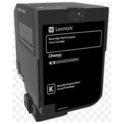 Lexmark - Alta resa - nero - originale - cartuccia toner LCCP, LRP, Lexmark Corporate - per Lexmark CS720de, CS720dte, CS725de, CS725dte