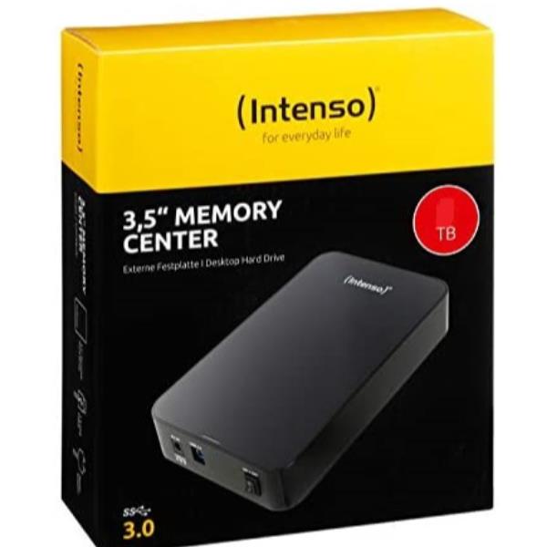 Intenso Memory Center - HDD - 8 TB - esterno (desktop) - 3.5" - USB 3.0 - 5400 rpm - buffer: 32 MB - nero