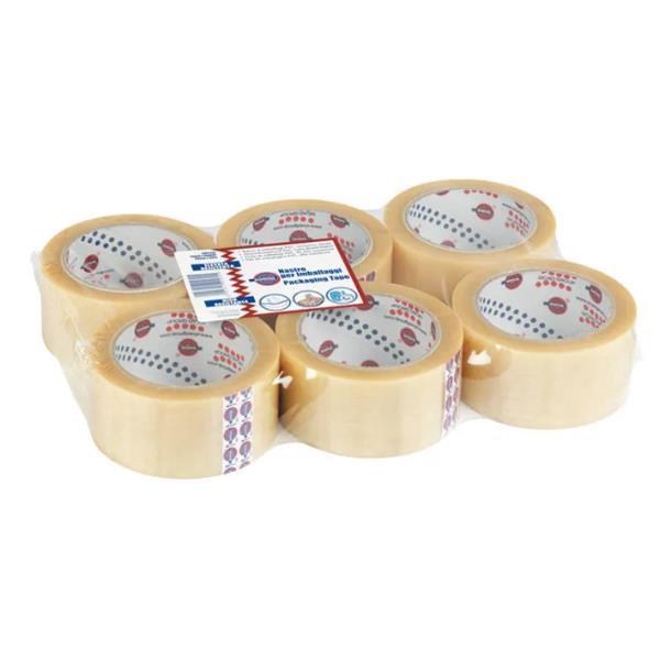 Eurocel PVC 330 - Nastro da imballaggio - 50 mm x 66 m - PVC - trasparente