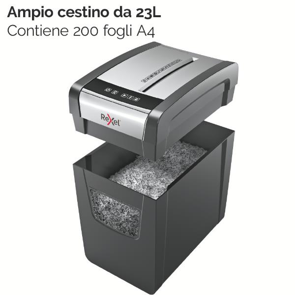 Rexel Momentum X312-SL - Distruggidocumenti - taglio incrociato …