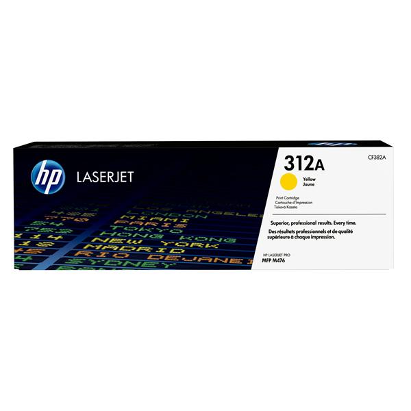 HP 312A - Giallo - originale - LaserJet - cartuccia toner (CF382A) - per Color LaserJet Pro MFP M476dn, MFP M476dw, MFP M476nw